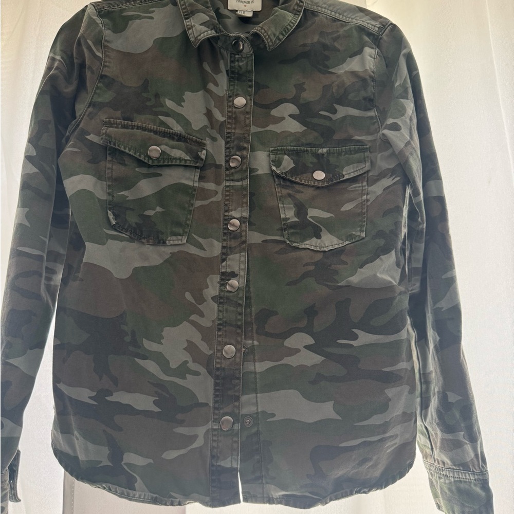 Forever 21 Green Military Field Jacket